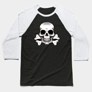 Skull T-shirt Baseball T-Shirt